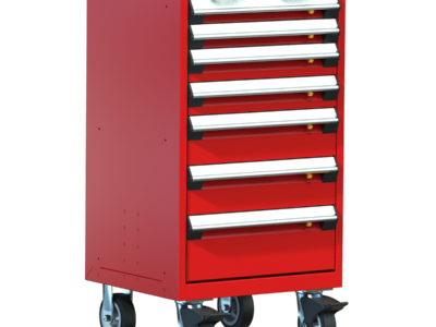 Mobile Cabinet with Modular Drawer Storage