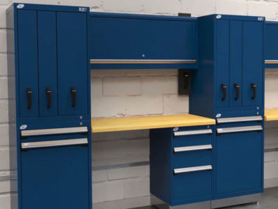 Modular Cabinet System with Vertical Drawers Saves Space